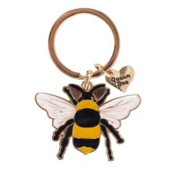 Alternative view of Queen Bee Enamel Keyring