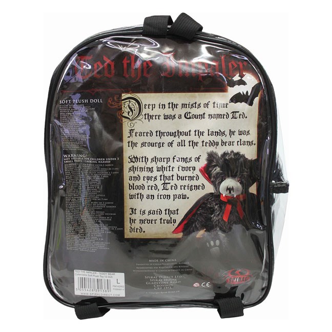 Ted the Impaler Vampire Bear Plush Toy by Spiral Direct Ted the Impaler Vampire Bear Plush Toy by Spiral Direct - Image 5