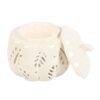 Off White Autumn Leaves Pumpkin Oil Burner Off White Autumn Leaves Pumpkin Oil Burner