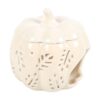 Off White Autumn Leaves Pumpkin Oil Burner Off White Autumn Leaves Pumpkin Oil Burner