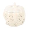 Off White Autumn Leaves Pumpkin Oil Burner Off White Autumn Leaves Pumpkin Oil Burner