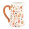 17cm Autumn Leaves and Pumpkins Ceramic Flower Jug 17cm Autumn Leaves and Pumpkins Ceramic Flower Jug