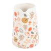 17cm Autumn Leaves and Pumpkins Ceramic Flower Jug 17cm Autumn Leaves and Pumpkins Ceramic Flower Jug