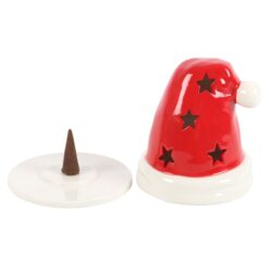 Alternative view of Santa Hat Incense Cone Burner and Tealight Holder