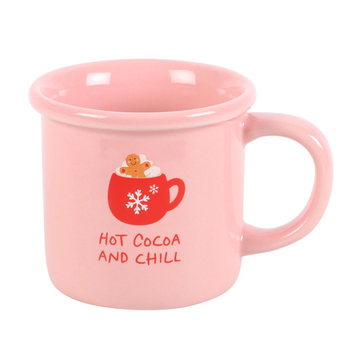 Pink Hot Cocoa and Chill Mug Pink Hot Cocoa and Chill Mug