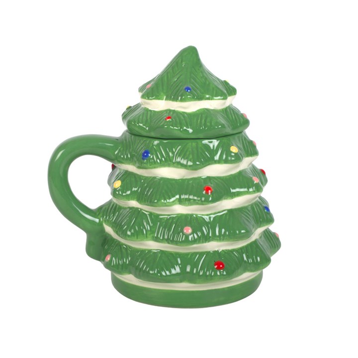 Green Christmas Tree Shaped Mug Green Christmas Tree Shaped Mug