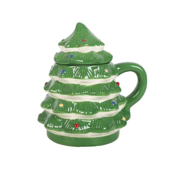 Green Christmas Tree Shaped Mug Green Christmas Tree Shaped Mug - Image 4