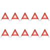 Traffic Warning Triangles 4 -10 pcs Red 56.5x36.5x44.5cm