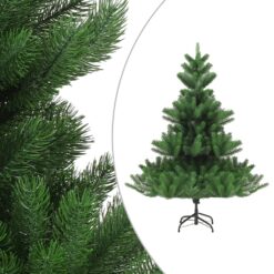 Alternative view of Nordmann Fir Artificial Christmas Tree LED&Ball Set Green 120cm