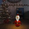 Decorative Christmas Santa Claus Figure LED Luxury Fabric 60cm