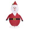 Decorative Christmas Santa Claus Figure LED Luxury Fabric 60cm