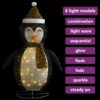 Decorative Christmas Snow Penguin Figure LED Luxury Fabric 60cm