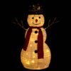 Decorative Christmas Snowman Figure with LED Luxury Fabric 60cm Decorative Christmas Snowman Figure with LED Luxury Fabric 60cm