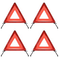 Traffic Warning Triangles 4 -10 pcs Red 56.5x36.5x44.5cm