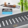 Bamboo Bath Rack Grey Bamboo Bath Rack Grey