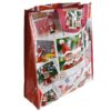 Christmas Helper Elf Behavin Badly Woven Reusable Shopping Tote Bag 4 Life