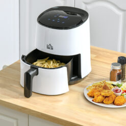 Alternative view of Digital Air Fryer, 1300W 2.5L Rapid Air Circulation, Timer and Nonstick White