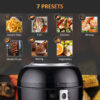 7L Digital Air Fryer w/ Dehydrate 7 Presets Rapid Air Circulation 1500W 7L Digital Air Fryer w/ Dehydrate 7 Presets Rapid Air Circulation 1500W