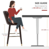 2 Pieces Home Luxury Bar Chair Stool, PU Leather European Style, Brown 2 Pieces Home Luxury Bar Chair Stool, PU Leather European Style, Brown