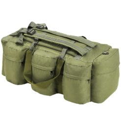 3-in-1 Army-Style Duffel Bag 90 L (Various Colours)