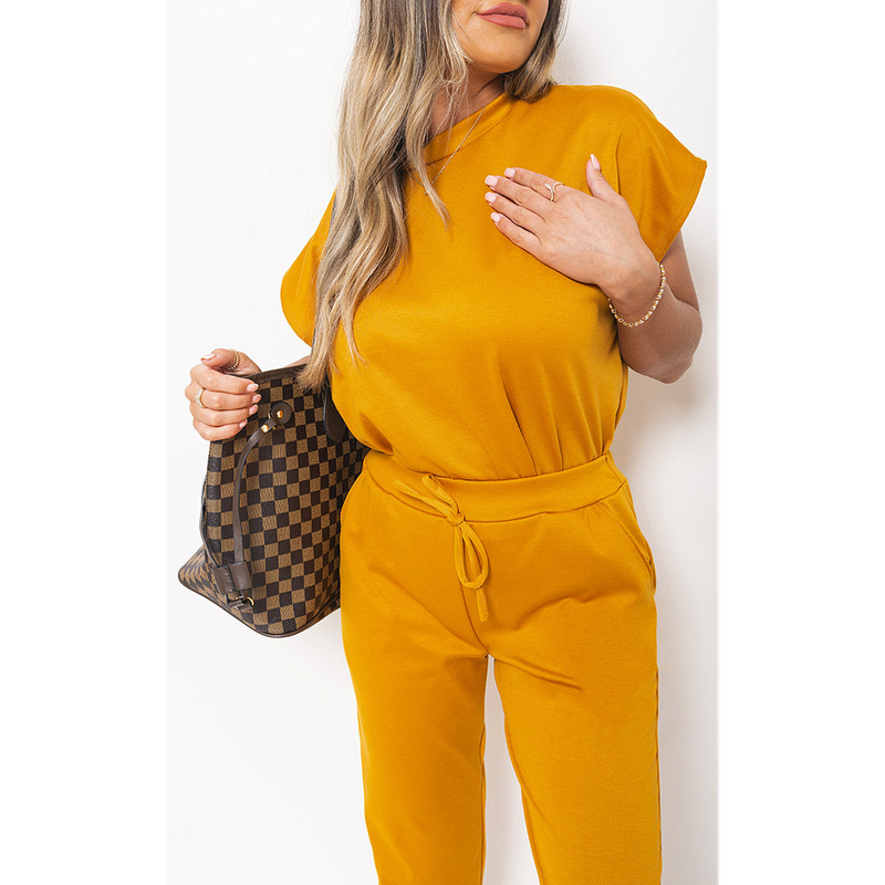 Short Sleeve Boxy Lounge Wear Co-ord Set Short Sleeve Boxy Lounge Wear Co-ord Set - Image 6