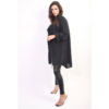 Oversized Satin Ruffle Shirt Dress Oversized Satin Ruffle Shirt Dress