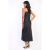 Cowl Neck Slim Fit Midi Dress