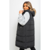 Midi Longline Padded Puffer Sleeveless Gilet