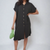 Button Front Shirt Dress