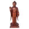 Natural Acacia Wood Standing Buddha Natural Acacia Wood Standing Buddha