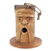 Pine Wood Green Man Bird House