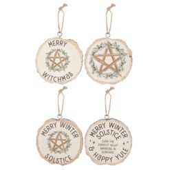 Alternative view of Set of 16 Winter Solstice Decorations on Display