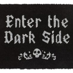 Alternative view of Black Enter The Dark Side Coir Doormat