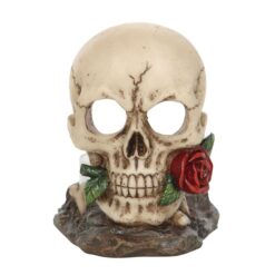 Alternative view of Skull Rose Tealight Holder
