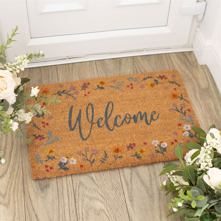 Natural Botanical Welcome Doormat Natural Botanical Welcome Doormat - Image 4