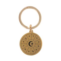 Alternative view of Astrology Wheel Keyring
