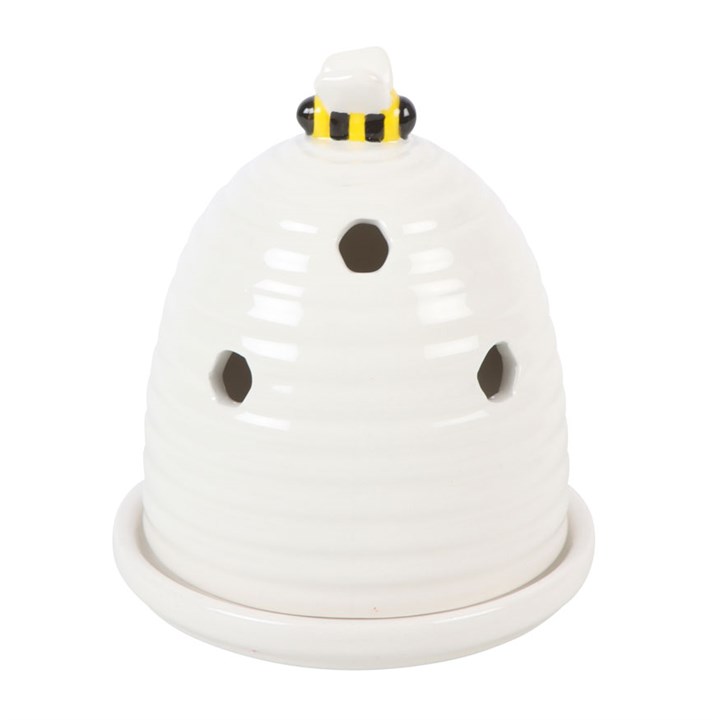 White Beehive Incense Cone Holder White Beehive Incense Cone Holder - Image 4