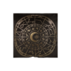35cm Square Black Astrology Wheel Cushion