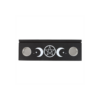 Black Triple Moon Tarot Card Stand Tealight Holder Black Triple Moon Tarot Card Stand Tealight Holder