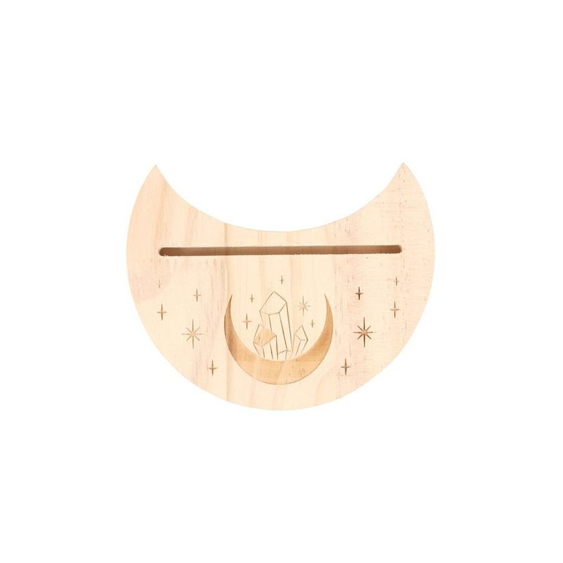 Natural Crystal Crescent Moon Tarot Card Stand Natural Crystal Crescent Moon Tarot Card Stand - Image 4
