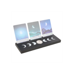 Alternative view of Black Moon Phase Tarot Card Stand Tealight Holder