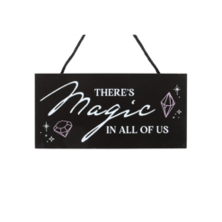 Alternative view of There's Magic in All of Us Witchy Hanging Sign