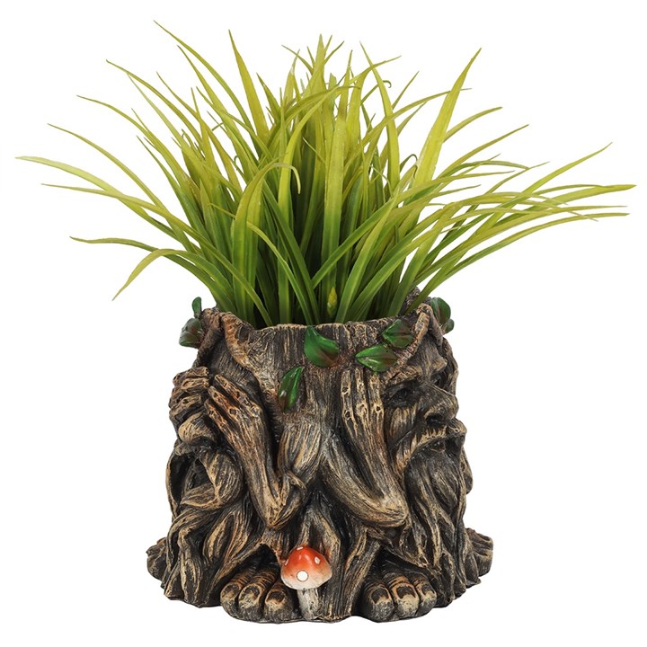 14cm Green Man Plant Pot 14cm Green Man Plant Pot