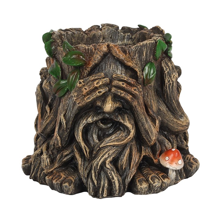 14cm Green Man Plant Pot 14cm Green Man Plant Pot - Image 2