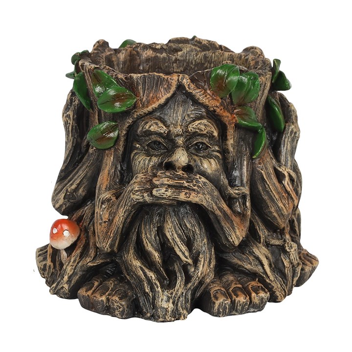 14cm Green Man Plant Pot 14cm Green Man Plant Pot - Image 4