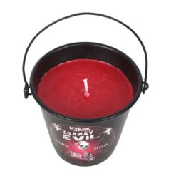 Alternative view of Go Away Evil Candle Bucket