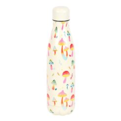 Alternative view of Funky Fungi Mushroom Print Metal Water Bottle