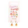 Orange Mushroom Dangle Earrings Orange Mushroom Dangle Earrings
