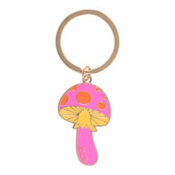Alternative view of Funky Fungi Mushroom Keyring