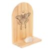 Natural Luna Moth Wooden Incense Holder Shelf